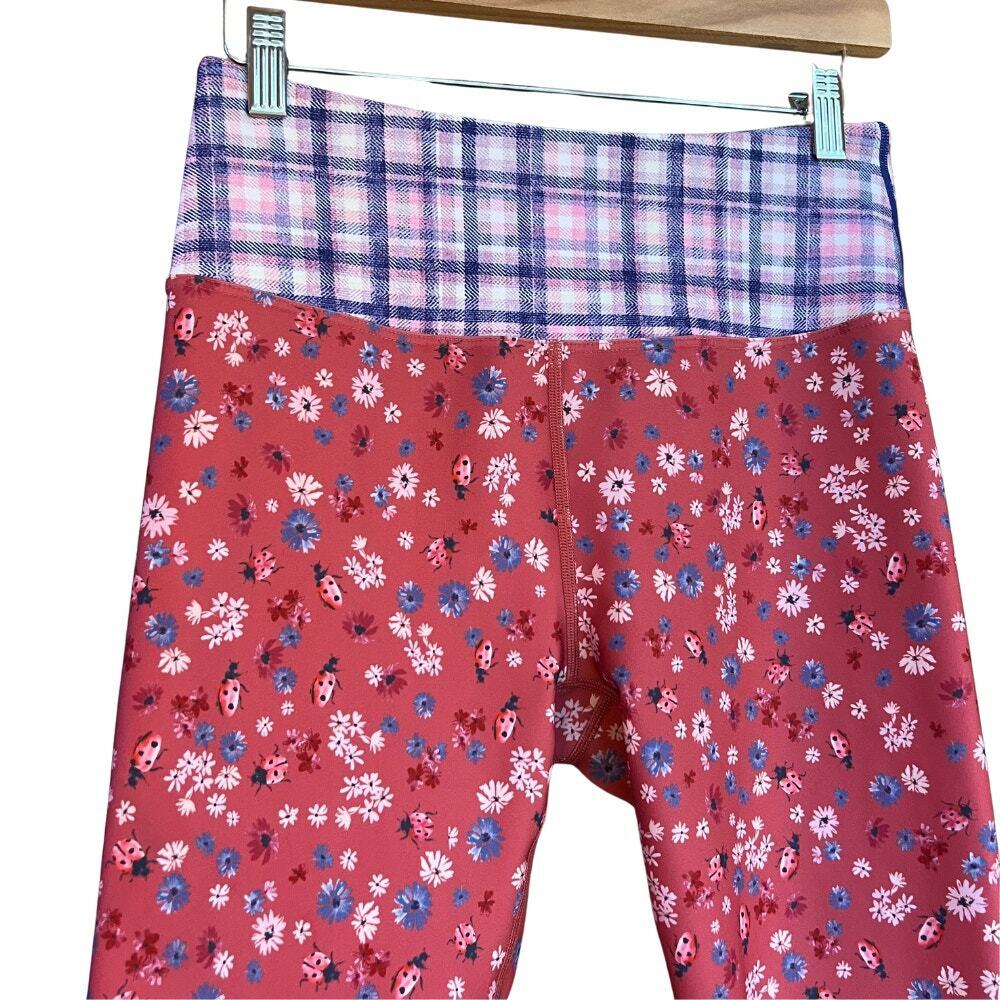 Anthropologie Active wear Kachel Floral Contrast Leggings - Picture 2 of 6